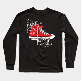 shoes no limit to run Long Sleeve T-Shirt